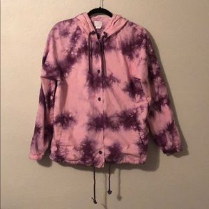 Tie dye coach’s jacket